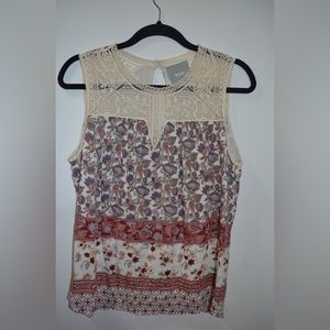 Anthropologie Maeve Laced Eleanor Blouse  Size : S